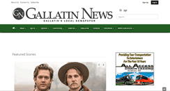 Desktop Screenshot of gallatinnews.com
